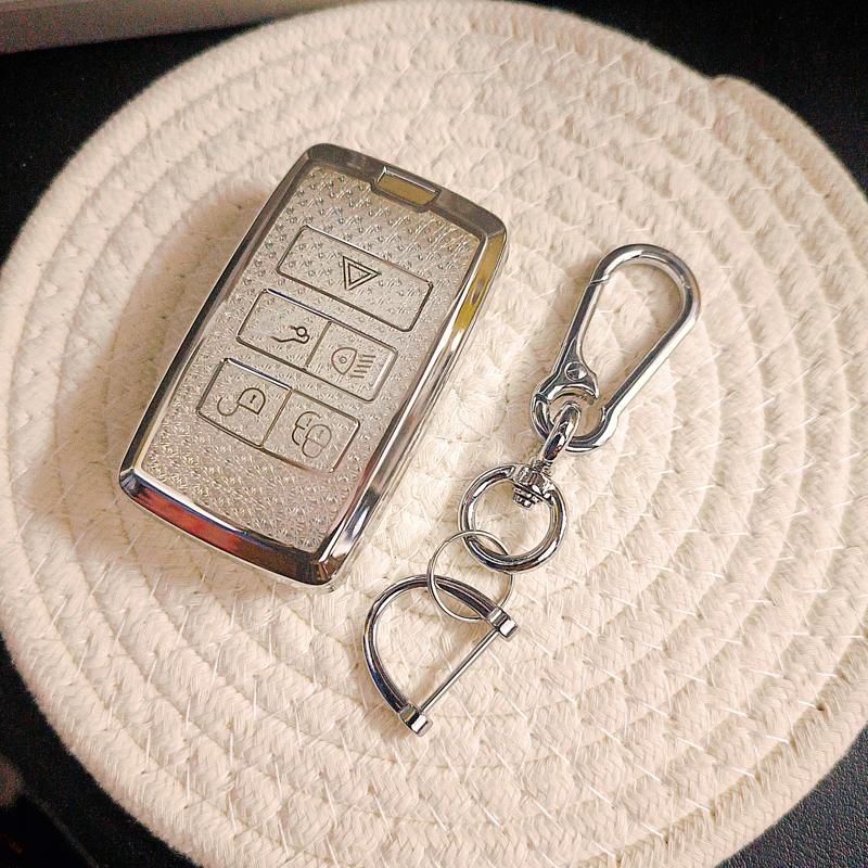 White Diamond TPU for Land Rover Range Rover SPORT Evoque Discovery Discovery 5 Remote Car Key Case Cover Fob Holder Keychain
White Diamond TPU for Land Rover Range Rover SPORT Evoque Discovery Discovery 5 Remote Car Key Case Cover Fob Holder Keychain