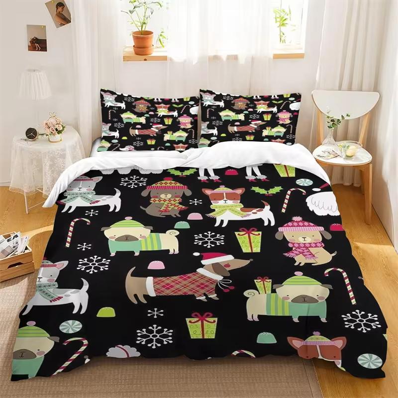 Christmas Holiday Duvet Cover Set King Size Snowflake Bell Pattern Holiday Bedding Set For Kids Boys Girls Room Decor EU single(135x200cm)
Christmas Holiday Duvet Cover Set King Size Snowflake Bell Pattern Holiday Bedding Set For Kids Boys Girls Room Decor EU single(135x200cm)