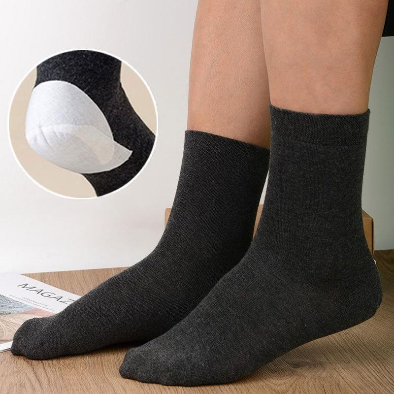 Crack-Resistant Socks for Men: Mid-Calf Length, Moisturizing Cotton Patches for Dry, Cracked Heels and Feet, Winter Protection Against Cracks 1 pair men темно-сірий
Crack-Resistant Socks for Men: Mid-Calf Length, Moisturizing Cotton Patches for Dry, Cracked Heels and Feet, Winter Protection Against Cracks 1 pair men темно-сірий