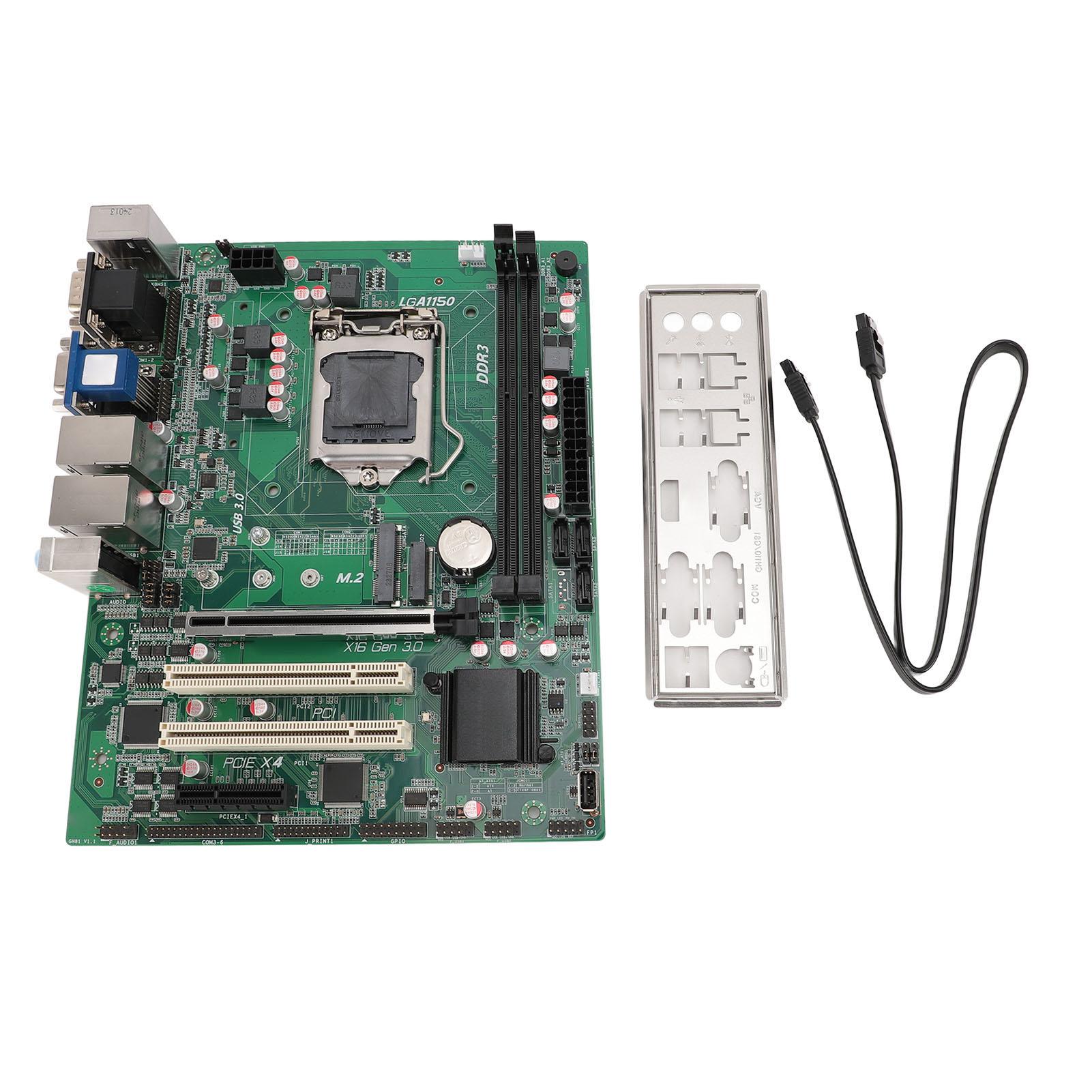 GB85 Industrial Computer Motherboard for LGA1150 CPU Gigabit Dual Network Card Interface Dual DDR3
GB85 Industrial Computer Motherboard for LGA1150 CPU Gigabit Dual Network Card Interface Dual DDR3