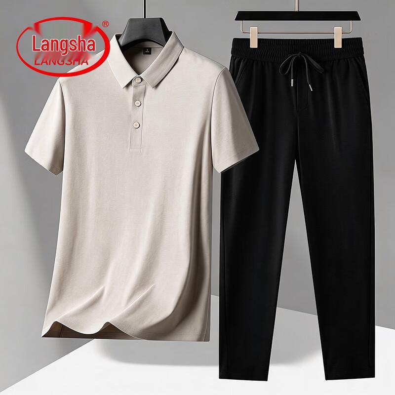 LangSha Men s Ice Silk Short Sleeve Polo Set 2XL
LangSha Men s Ice Silk Short Sleeve Polo Set 2XL