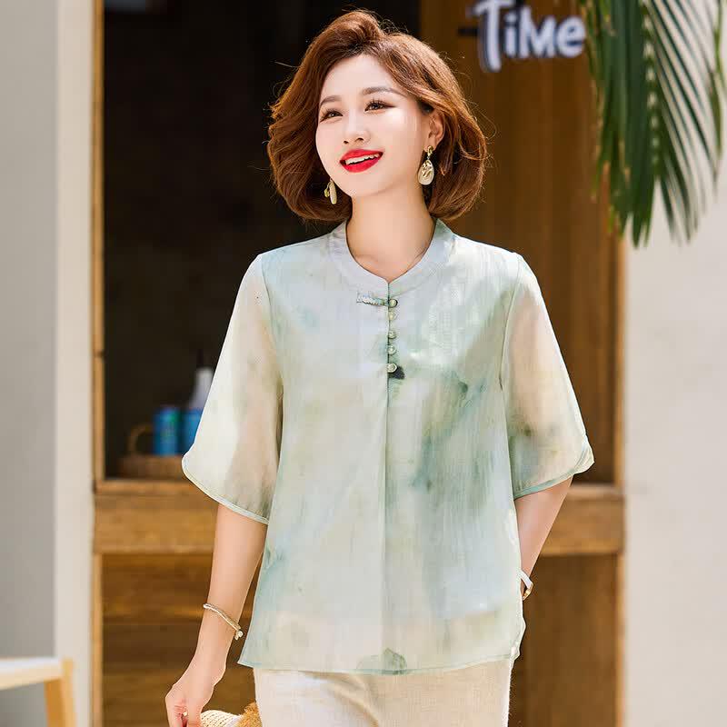 Qianlian Women s Ethnic Print Summer T-shirt
Qianlian Women s Ethnic Print Summer T-shirt