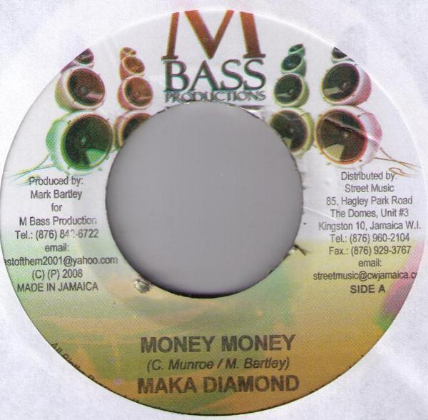 7inch Record MACKA DIAMOND Money Money NONE M Bass Producti 2008 Jamaica Reggae Ska Dub Used
7inch Record MACKA DIAMOND Money Money NONE M Bass Producti 2008 Jamaica Reggae Ska Dub Used