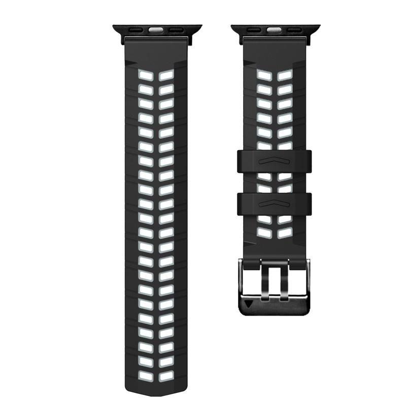 For Apple Watch Series 10 46mm/Ultra 2 Ultra 49mm/Series 9 8 7 45mm/6 5 4 SE (2023) SE (2022) SE 44mm/3 2 1 42mm Wrist Strap Watch Band Black+Blue
For Apple Watch Series 10 46mm/Ultra 2 Ultra 49mm/Series 9 8 7 45mm/6 5 4 SE (2023) SE (2022) SE 44mm/3 2 1 42mm Wrist Strap Watch Band Black+Blue