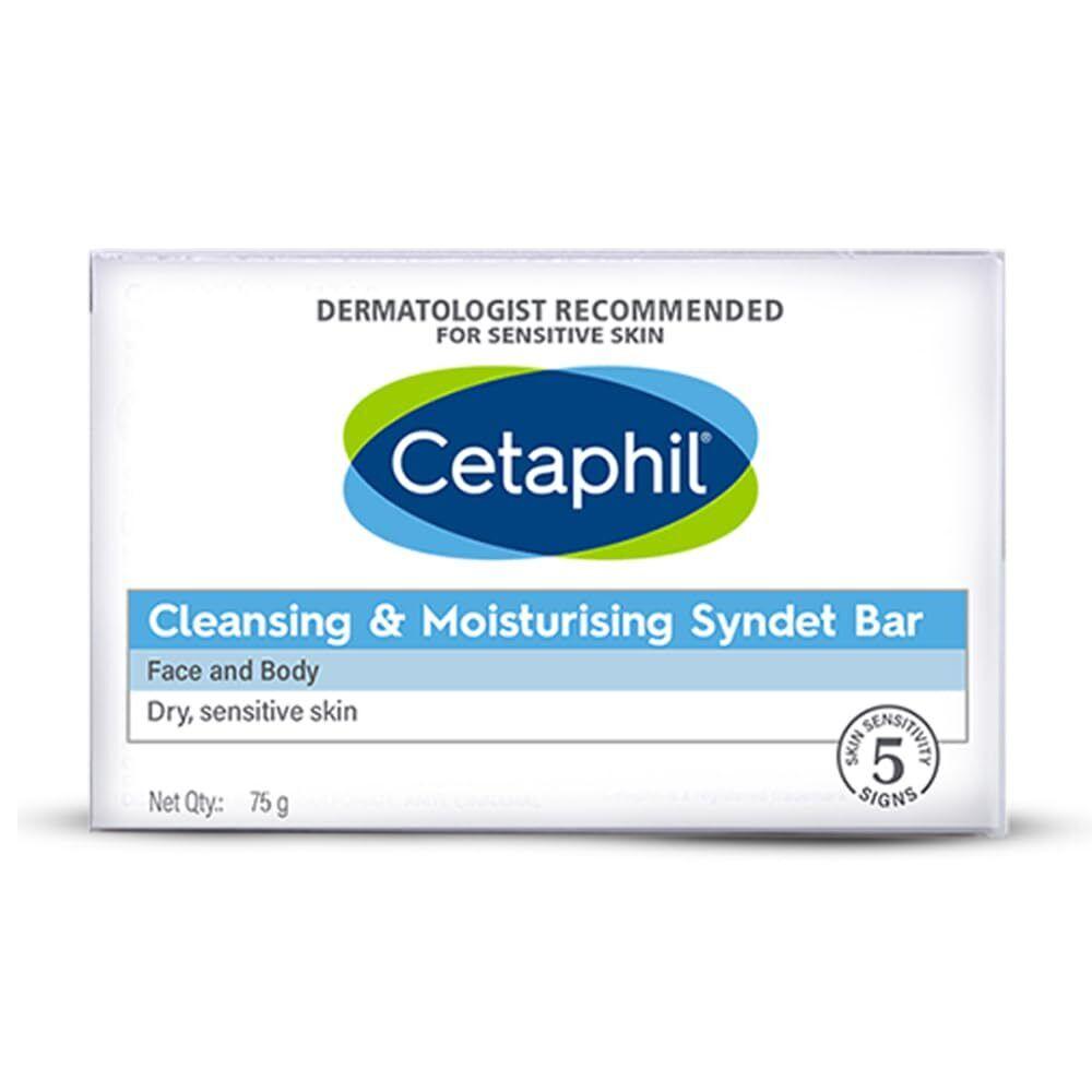 Cetaphil Cleansing & Moisturizing Syndet Bar, мыло для сухой чувствительной кожи, 75 г
Cetaphil Cleansing & Moisturizing Syndet Bar, мыло для сухой чувствительной кожи, 75 г