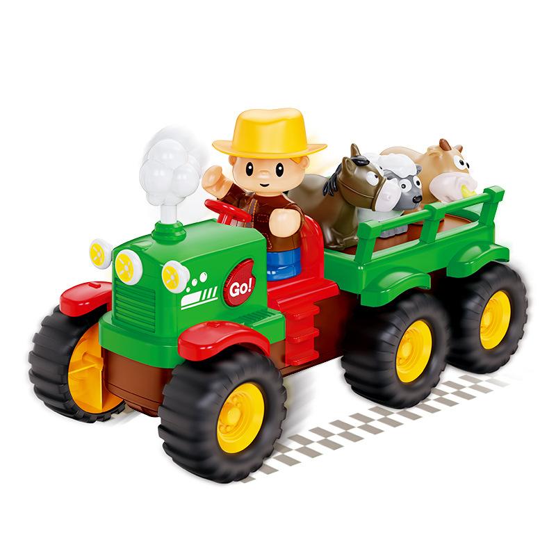 New Simulated Farmer Truck Tractor Model Set with Pet Detachable Educational Light Music Truck Toy Children s Birthday Gift
New Simulated Farmer Truck Tractor Model Set with Pet Detachable Educational Light Music Truck Toy Children s Birthday Gift