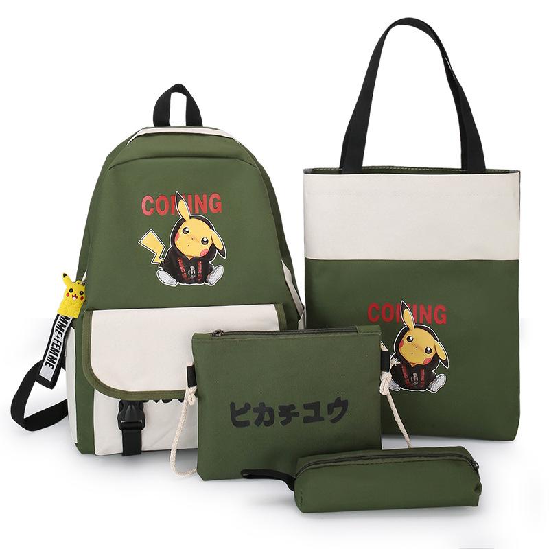 Новые ученики 34056-го класса начальной школы школьный портфель мультяшный принт рюкзак из четырех частей рюкзак большой вместимости темно-зеленого
Новые ученики 34056-го класса начальной школы школьный портфель мультяшный принт рюкзак из четырех частей рюкзак большой вместимости темно-зеленого