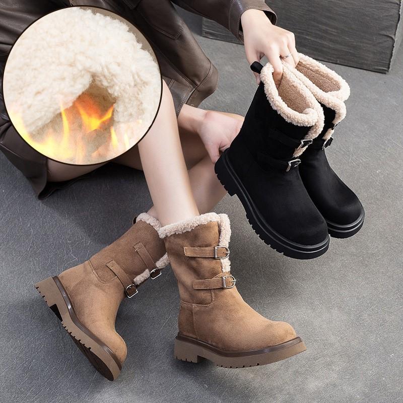 Johnature Genuine Leather Plush Warm Snow Boots Thick Bottom Comfortable Mid-calf Women s Boots 35 чёрный
Johnature Genuine Leather Plush Warm Snow Boots Thick Bottom Comfortable Mid-calf Women s Boots 35 чёрный