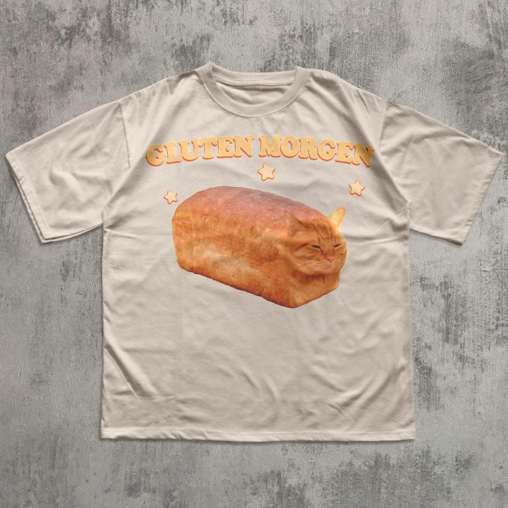 Gluten Morgen Funny Cat Meme Tshirt Silly Cats Shirt Kitten Tee Gift for Cat Lovers Weird Shirts Clothes Brainrot Tees 4XL
Gluten Morgen Funny Cat Meme Tshirt Silly Cats Shirt Kitten Tee Gift for Cat Lovers Weird Shirts Clothes Brainrot Tees 4XL