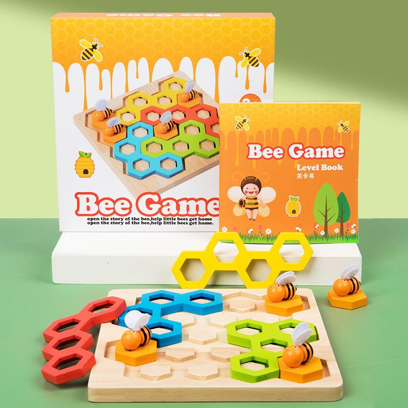 Bee Logic Thinking Board Games for Children Brain Intelligence Puzzles Wooden Table Game Kids Montessori Sensory Educational Toy
Bee Logic Thinking Board Games for Children Brain Intelligence Puzzles Wooden Table Game Kids Montessori Sensory Educational Toy