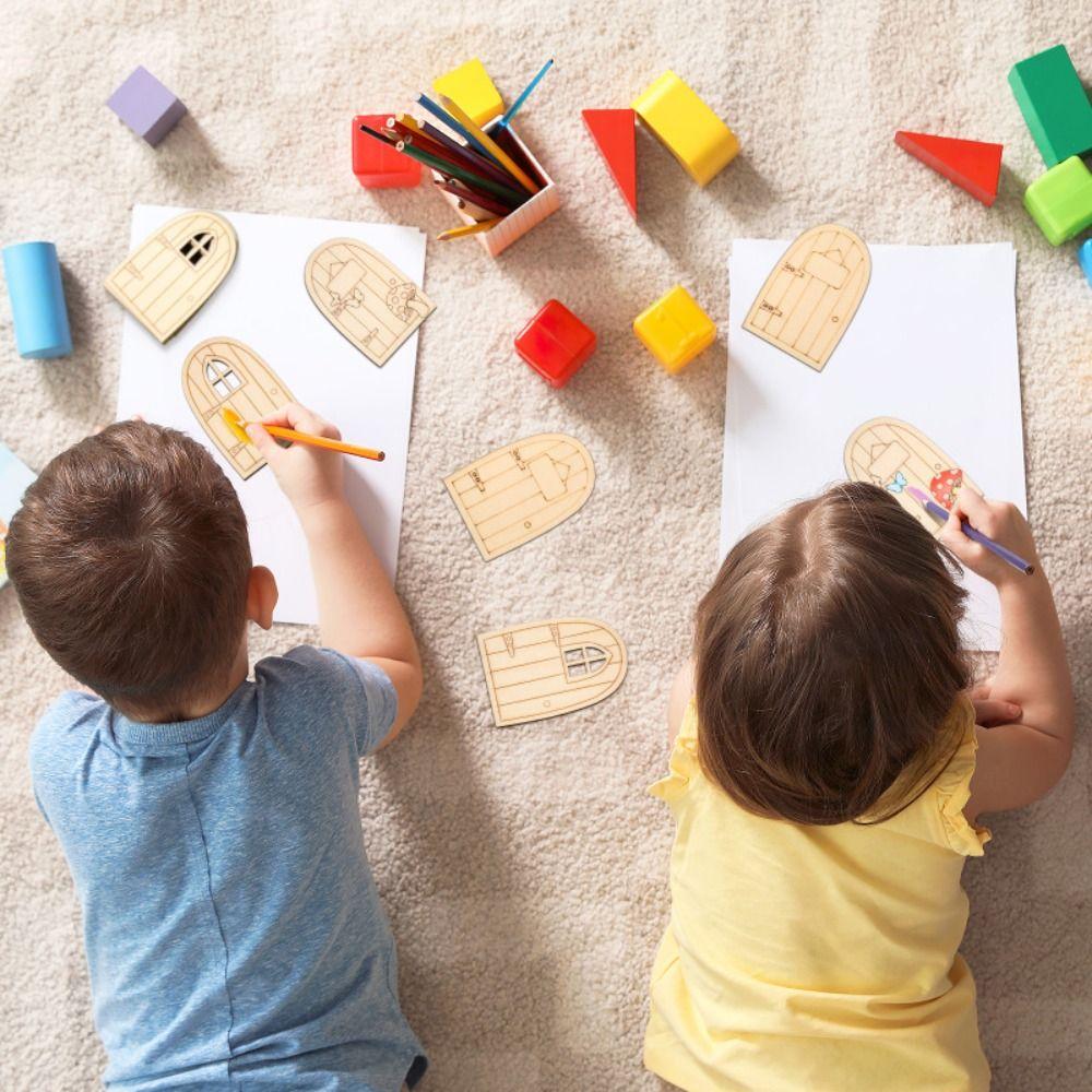 10pcs/set Miniature Wood Miniature Fairy Door Model Making DIY Wooden Ornament
10pcs/set Miniature Wood Miniature Fairy Door Model Making DIY Wooden Ornament