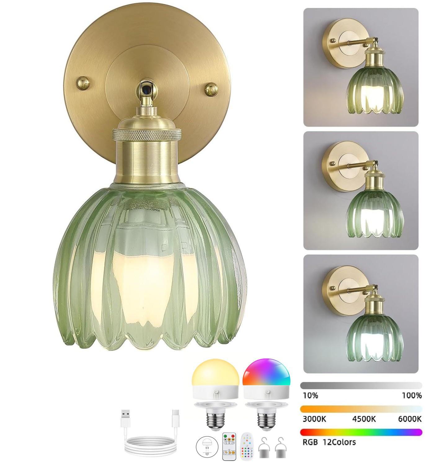 Ретро RGB Беспроводной настенный светильник с дистанционным управлением и диммируемым стеклом для гостиной, спальни или лестницы Without Bulb
Ретро RGB Беспроводной настенный светильник с дистанционным управлением и диммируемым стеклом для гостиной, спальни или лестницы Without Bulb