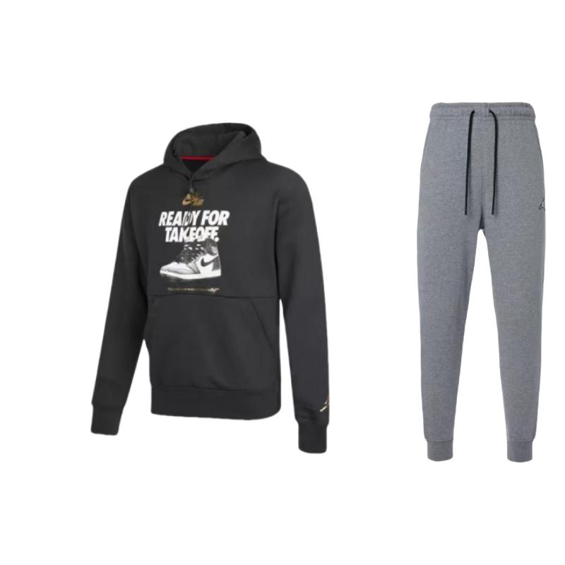 Jordan Lettered Hooded Fleece Pullover Long Sleeve Logo Drawstring Mid Waist Pants Casual Sports Suit Unisex Sportswear DQ7341-091+DO9152-010 XL
Jordan Lettered Hooded Fleece Pullover Long Sleeve Logo Drawstring Mid Waist Pants Casual Sports Suit Unisex Sportswear DQ7341-091+DO9152-010 XL