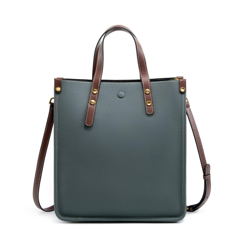 Fashion Leather Vertical Tote Bag Handbag First Layer Cowhide Commuter Shoulder Bag Briefcase Women S Soft Leather Messenger Bag 27*14*29 зелений
Fashion Leather Vertical Tote Bag Handbag First Layer Cowhide Commuter Shoulder Bag Briefcase Women S Soft Leather Messenger Bag 27*14*29 зелений
