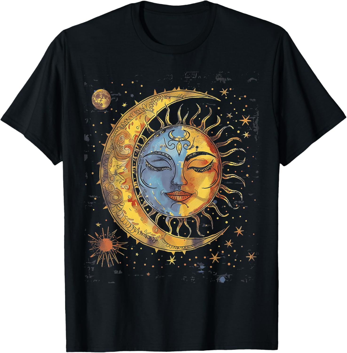 Mystical Sun Moon Celestial Graphic Tee Men Casual Cotton Short Sleeve T-Shirt 4XL
Mystical Sun Moon Celestial Graphic Tee Men Casual Cotton Short Sleeve T-Shirt 4XL