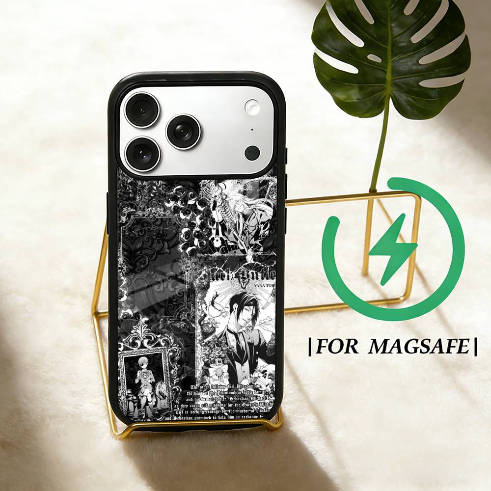 Чехол для телефона в стиле аниме B-Black B-Butler для iPhone 17, 16, 15, 14, 13, 12, Plus, Pro, Max для магнитной беспроводной зарядки Magsafe iPhone15Plus
Чехол для телефона в стиле аниме B-Black B-Butler для iPhone 17, 16, 15, 14, 13, 12, Plus, Pro, Max для магнитной беспроводной зарядки Magsafe iPhone15Plus