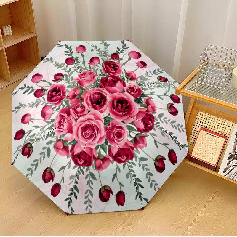 Pink Ribbon with Flowers Theme Automatic Umbrella Compact 8-Rib Design Sturdy Construction Durable Umbrella Stylish Accessory
Pink Ribbon with Flowers Theme Automatic Umbrella Compact 8-Rib Design Sturdy Construction Durable Umbrella Stylish Accessory