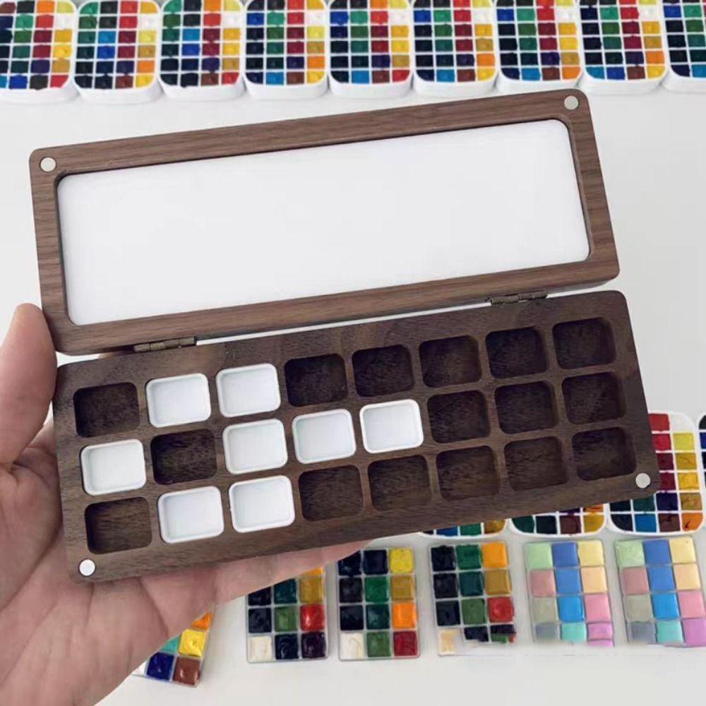 with Cover Wood Paint Tray Empty Color Mixing Box Ins Portable Watercolor Palette Art Supplies
with Cover Wood Paint Tray Empty Color Mixing Box Ins Portable Watercolor Palette Art Supplies