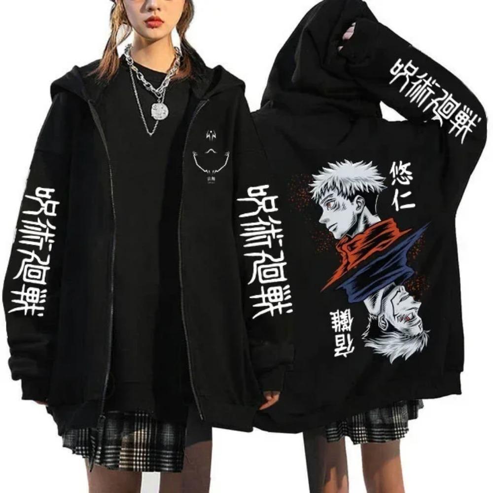Худи на молнии Jujutsu Kaisen Годжо Сатору Готические куртки на молнии Японское аниме Y2k Толстовки Юдзи Итадори Харадзюку 3XL
Худи на молнии Jujutsu Kaisen Годжо Сатору Готические куртки на молнии Японское аниме Y2k Толстовки Юдзи Итадори Харадзюку 3XL