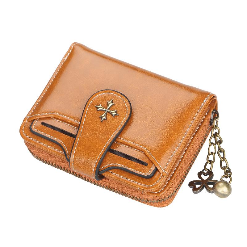 Baellerry Wallet Short Korean-style Oil-wax Leather Coin Purse for Women Is Fashionable Buckle Zipper Driver s License Card Case шоколадний
Baellerry Wallet Short Korean-style Oil-wax Leather Coin Purse for Women Is Fashionable Buckle Zipper Driver s License Card Case шоколадний