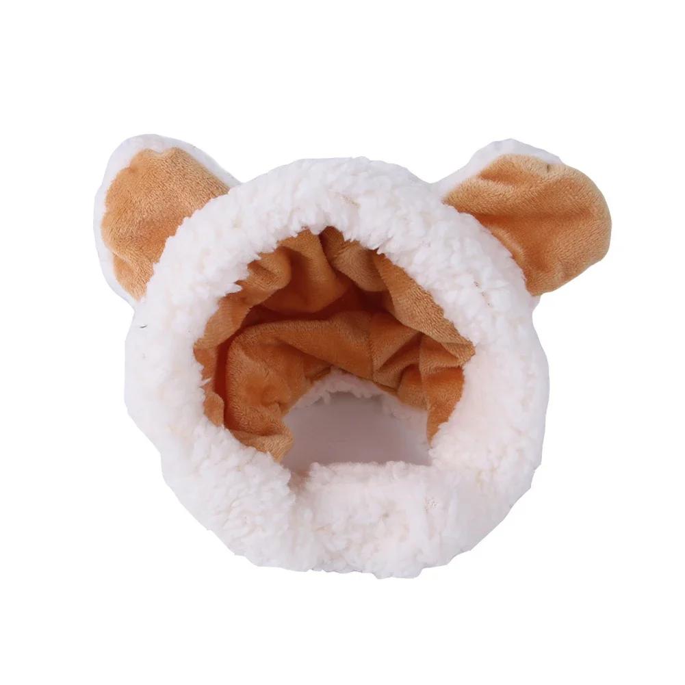 Милая шапка в форме медведя для кошек, рождественская защитная шапка для домашних животных, удобная повязка на голову, зимний теплый костюм, аксессуары для кошек
Милая шапка в форме медведя для кошек, рождественская защитная шапка для домашних животных, удобная повязка на голову, зимний теплый костюм, аксессуары для кошек