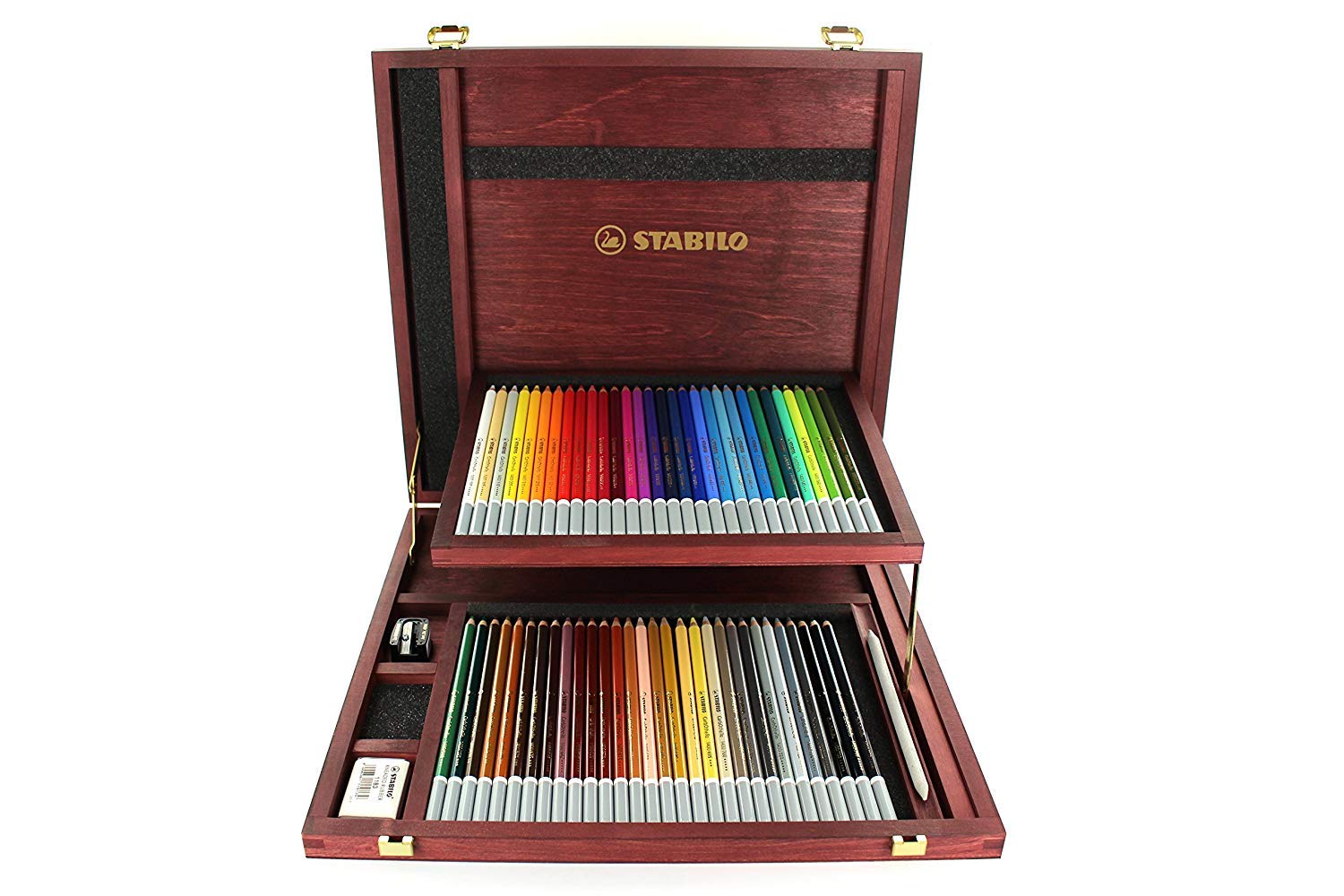 STABILO Watercolor Curve Wooden Pencils, Otero, 60-Color Set, Case, 1460-1
STABILO Watercolor Curve Wooden Pencils, Otero, 60-Color Set, Case, 1460-1