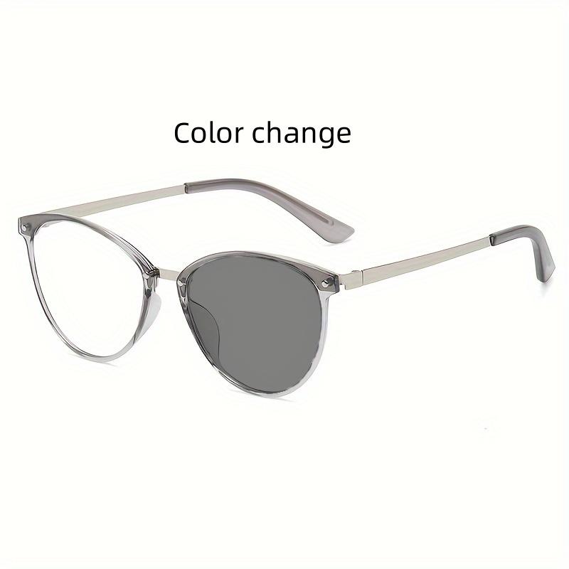 Fashionable Color Shift Sunglasses Unisex Anti Blue Light Glasses With Metal Frame Dual Purpose Eye Protection
Fashionable Color Shift Sunglasses Unisex Anti Blue Light Glasses With Metal Frame Dual Purpose Eye Protection