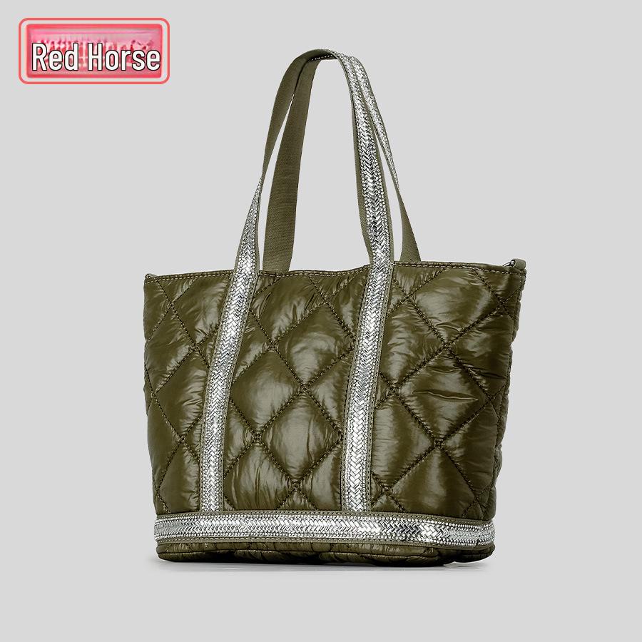 2025 Winter Contrast Diamond Tote - Large Capacity Quilted Nylon Shoulder and Messenger Bag for Women
2025 Winter Contrast Diamond Tote - Large Capacity Quilted Nylon Shoulder and Messenger Bag for Women