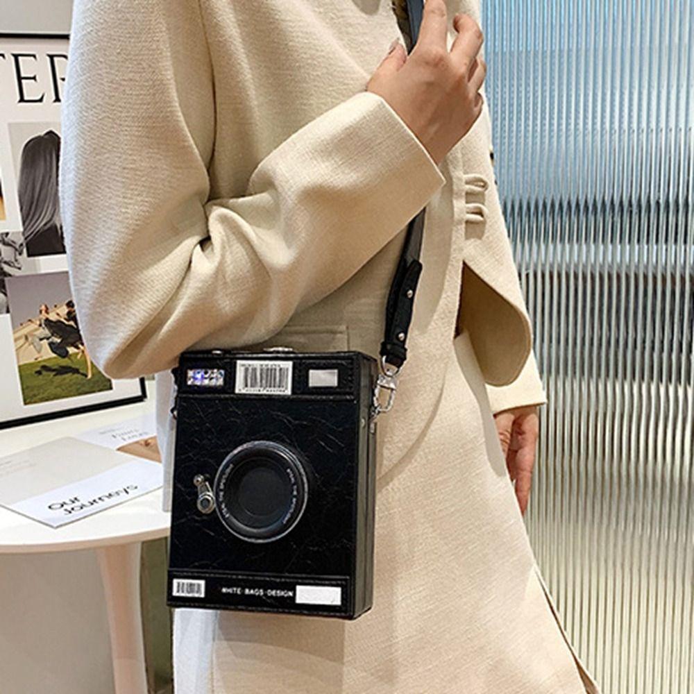 Large Capacity Camera Shoulder Bag Small Bag Funny Box Bag Retro Wedding чорний
Large Capacity Camera Shoulder Bag Small Bag Funny Box Bag Retro Wedding чорний