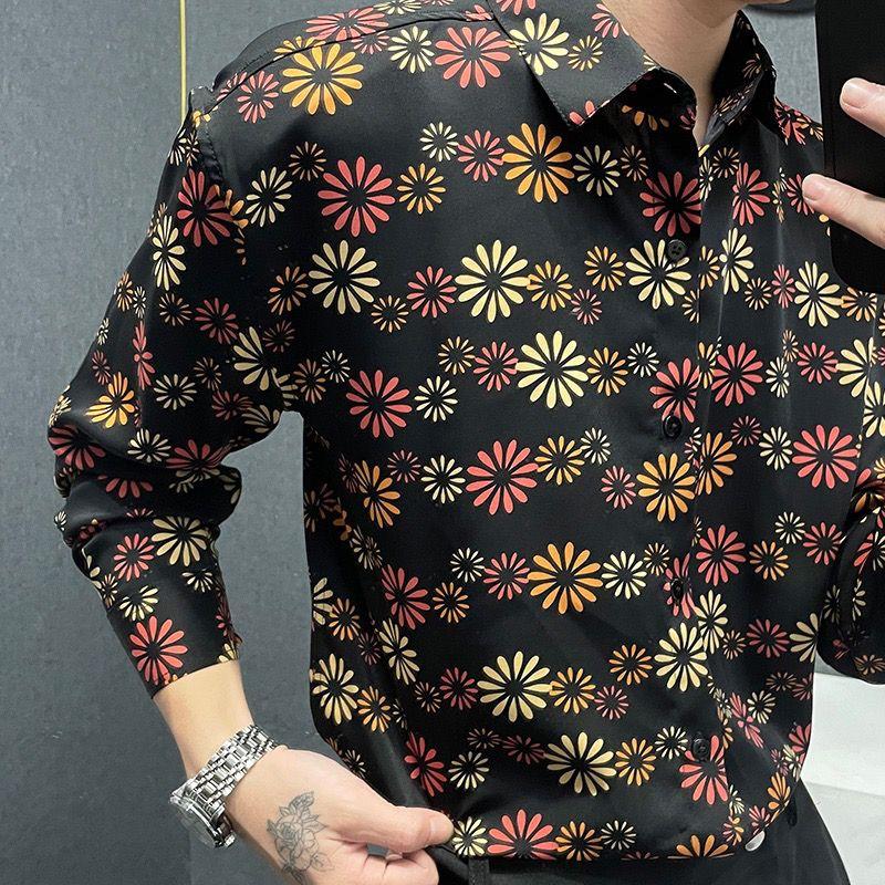 Повседневный тренд личность ретро принт фигуры маленькая ромашка облегающая универсальная элегантная рубашка тренд мужская одежда осень 2024 L чёрный
Повседневный тренд личность ретро принт фигуры маленькая ромашка облегающая универсальная элегантная рубашка тренд мужская одежда осень 2024 L чёрный