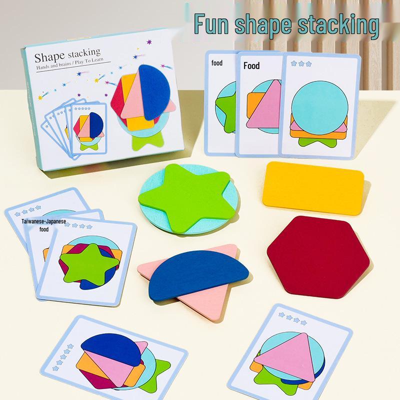 Wooden Geometric Stacking Shapes Color Recognition Game for Boys and Girls - Educational Early Learning Toy
Wooden Geometric Stacking Shapes Color Recognition Game for Boys and Girls - Educational Early Learning Toy