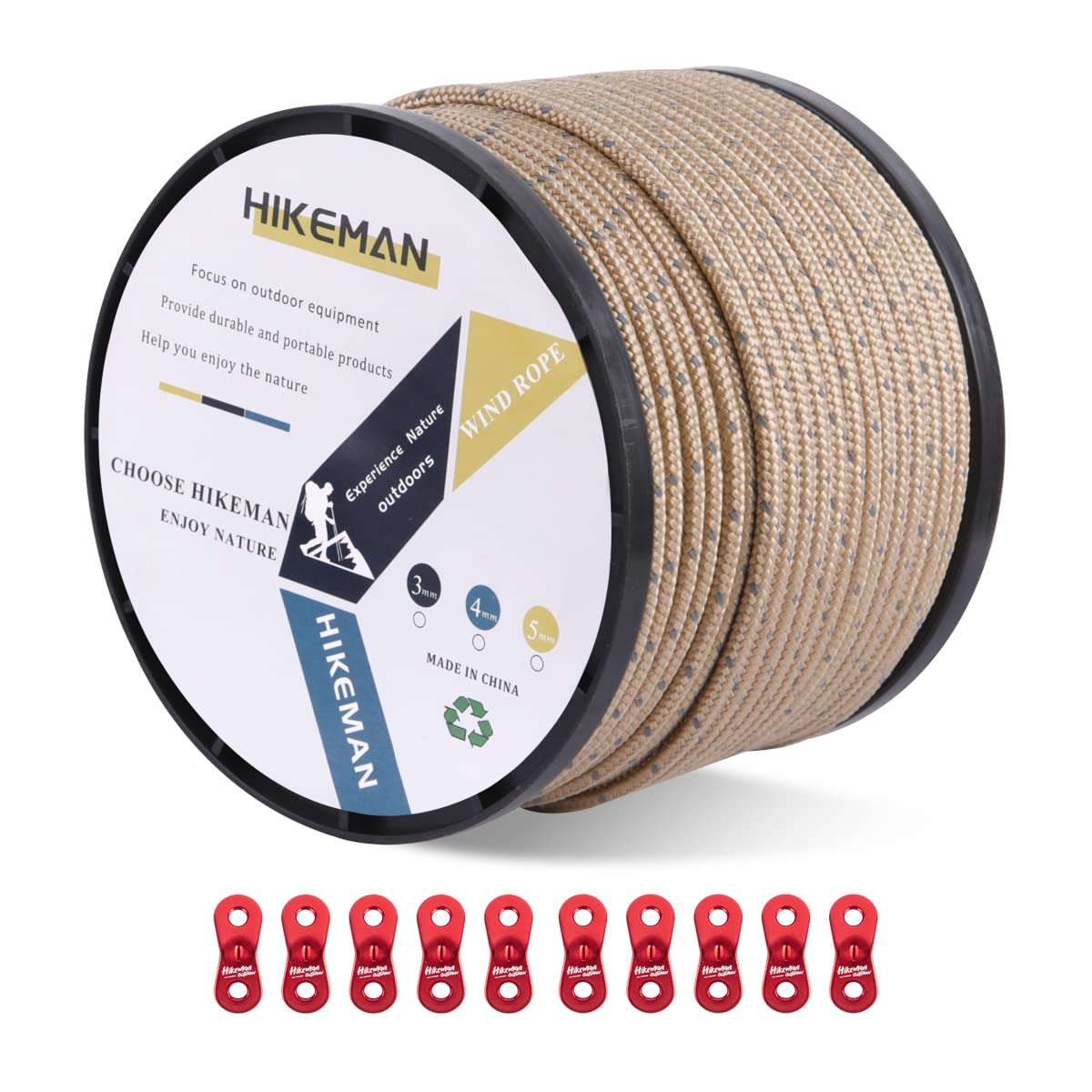Tent Guy For Guy Reflective Load Flexible Fittings Wear Setting Camping Easy to Tie Rope, Paracord, Rope, Tarps, Rope, Material, 50m, 3mm/4mm/5mm,
Tent Guy For Guy Reflective Load Flexible Fittings Wear Setting Camping Easy to Tie Rope, Paracord, Rope, Tarps, Rope, Material, 50m, 3mm/4mm/5mm,