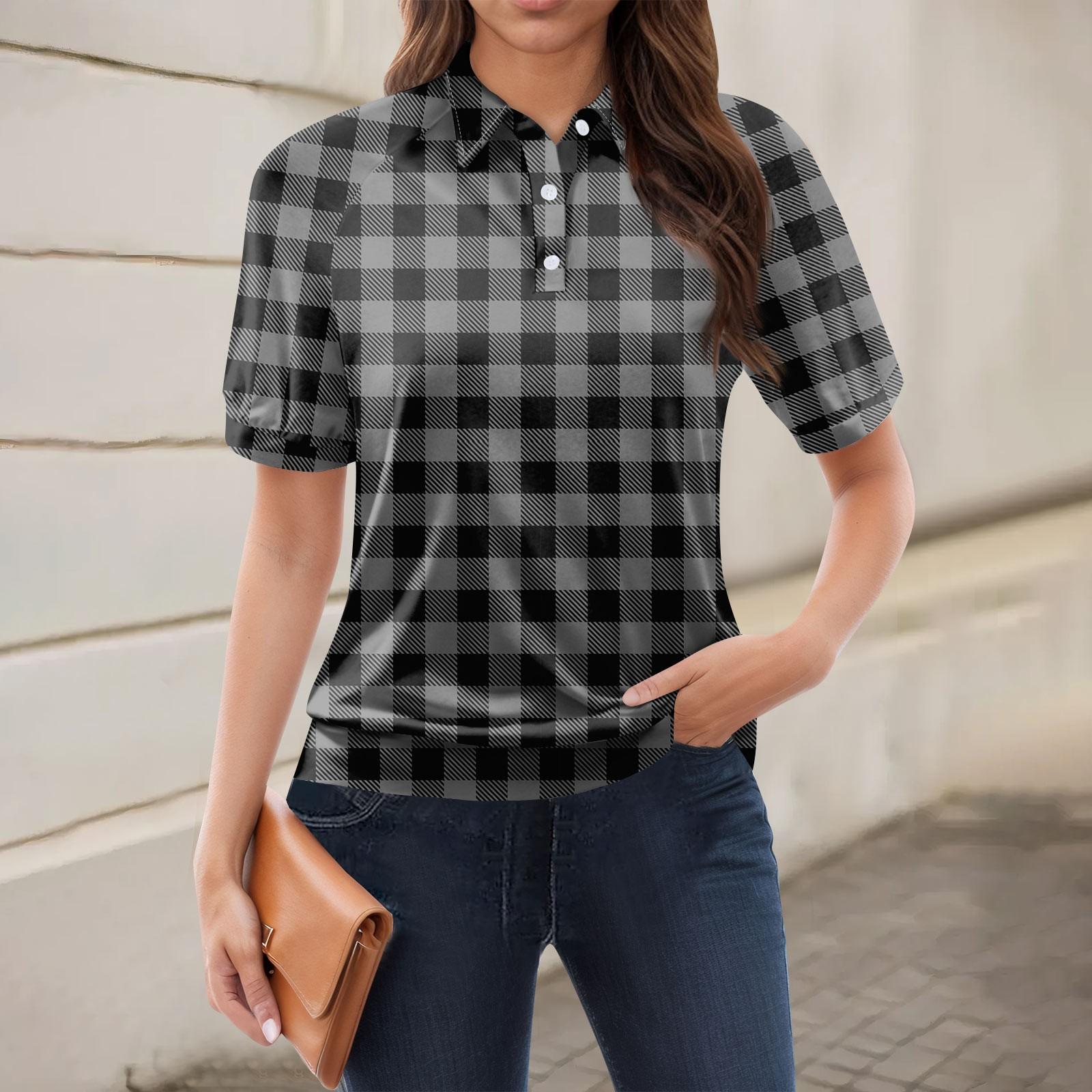 Жіноча повсякденна футболка з V-подібним вирізом і короткими рукавами з квітковим принтом і декоративними ґудзиками L чорний
Жіноча повсякденна футболка з V-подібним вирізом і короткими рукавами з квітковим принтом і декоративними ґудзиками L чорний