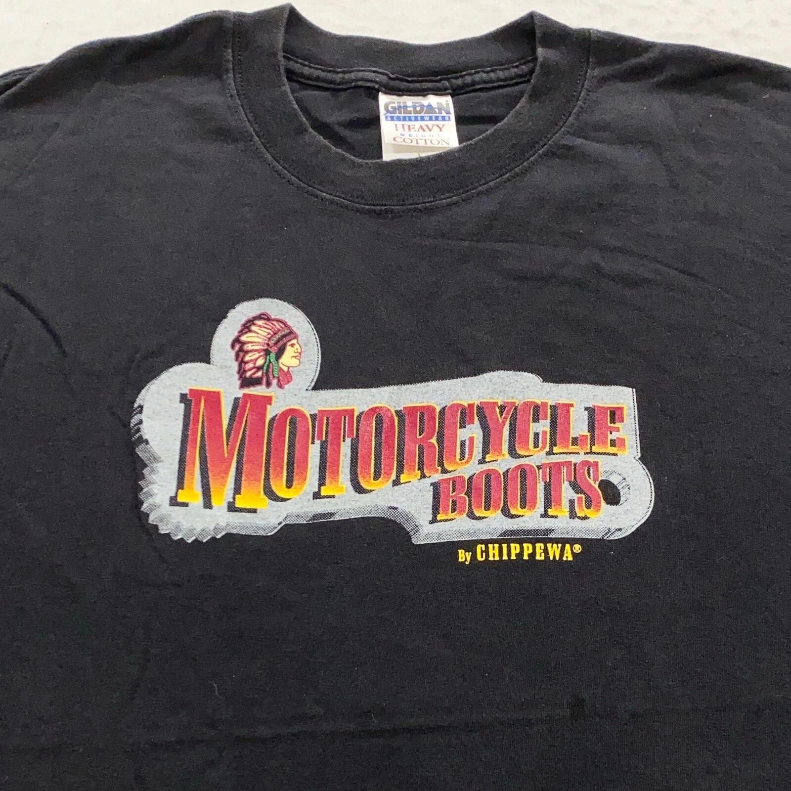 vintage 90s CHIPPEWA MOTORCYCLE BOOTS T-Shirt MEDIUM/LARGE biker soft 2XL
vintage 90s CHIPPEWA MOTORCYCLE BOOTS T-Shirt MEDIUM/LARGE biker soft 2XL