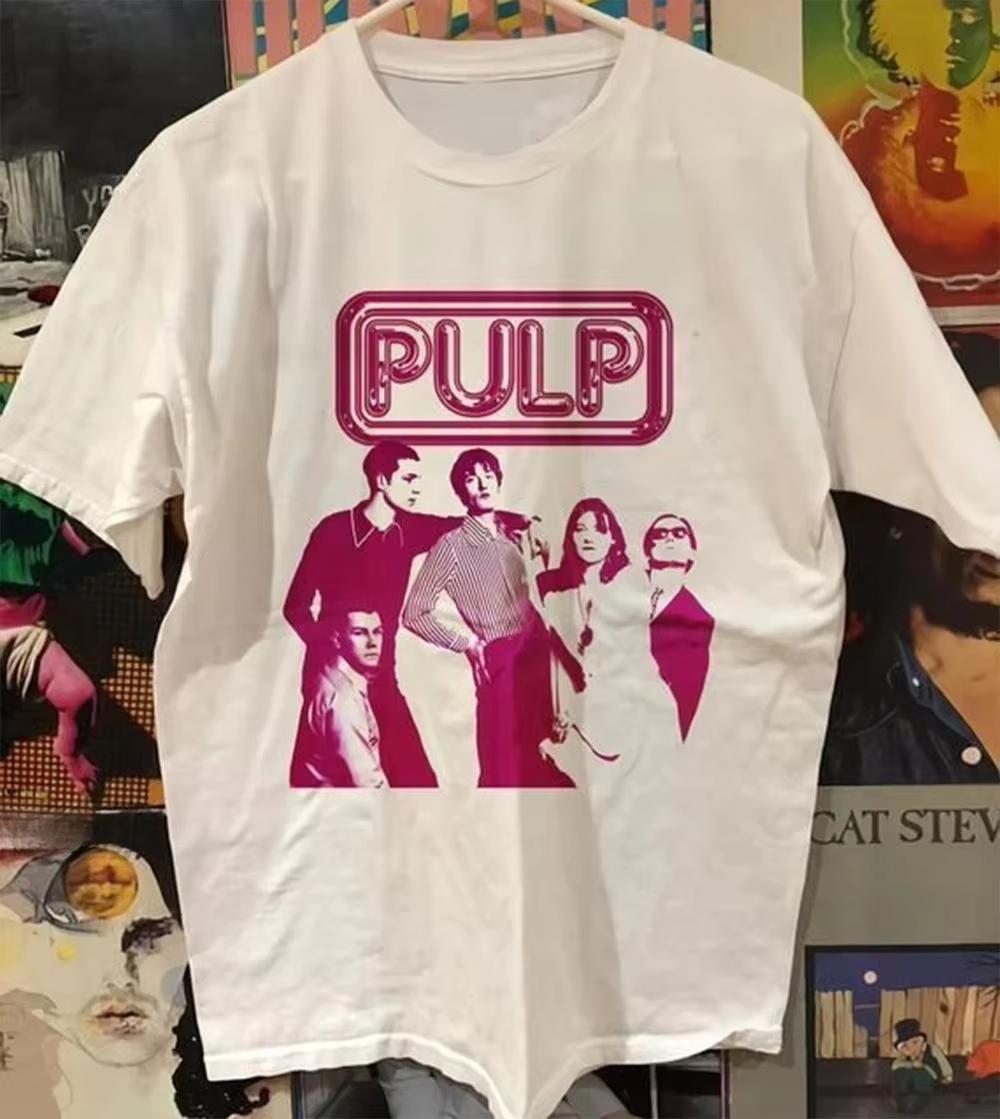 Pulp with Blur 90s T-Shirt Full Size S-3XL Men s and Women s Same Pure Cotton Retro Casual Top Streetwear 4XL
Pulp with Blur 90s T-Shirt Full Size S-3XL Men s and Women s Same Pure Cotton Retro Casual Top Streetwear 4XL