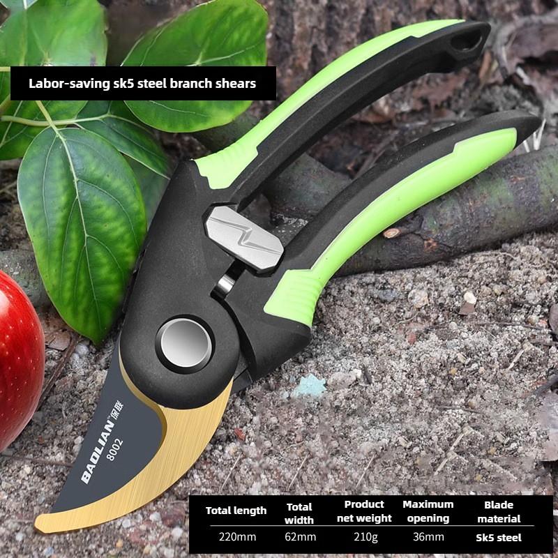 Labor Saving Pruning Shears Gardening SK5 Alloy Steel Shears Scissors Fruit Tree Branches Cutting Tools Portable Pruning Cutter
Labor Saving Pruning Shears Gardening SK5 Alloy Steel Shears Scissors Fruit Tree Branches Cutting Tools Portable Pruning Cutter