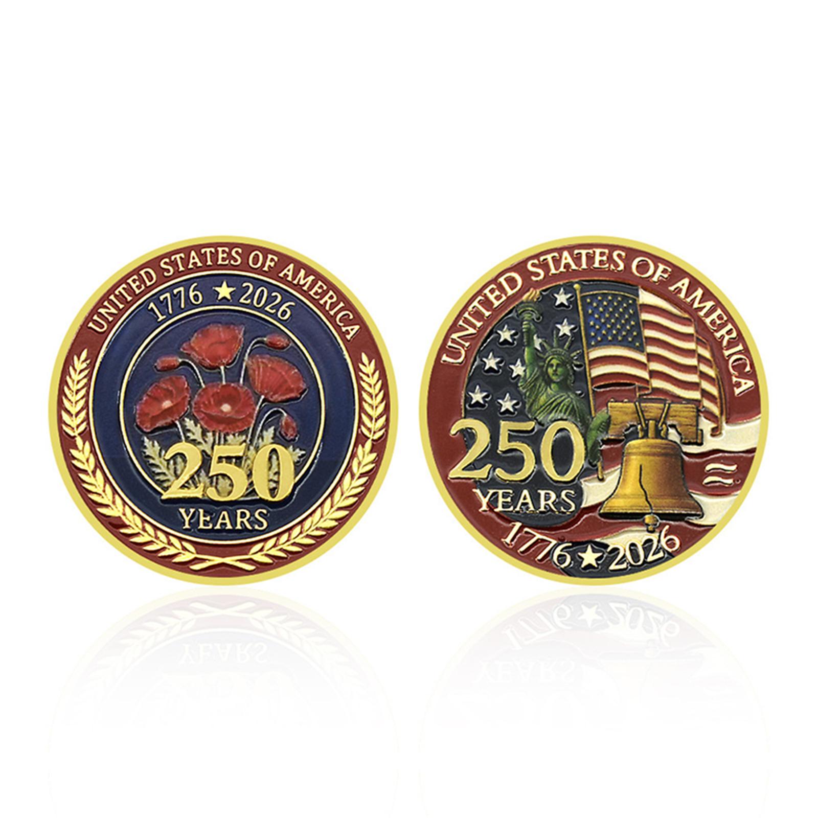 250th Anniversary Coin Of The United States 1776-2026 250th Anniversary Coin Of The United States One Size
250th Anniversary Coin Of The United States 1776-2026 250th Anniversary Coin Of The United States One Size
