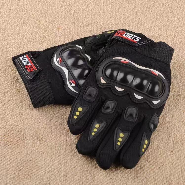 Men s Non-Slip Wear-Resistant Full-Finger Motorcycle Racing Gloves with Protective Shell One Size чёрный
Men s Non-Slip Wear-Resistant Full-Finger Motorcycle Racing Gloves with Protective Shell One Size чёрный