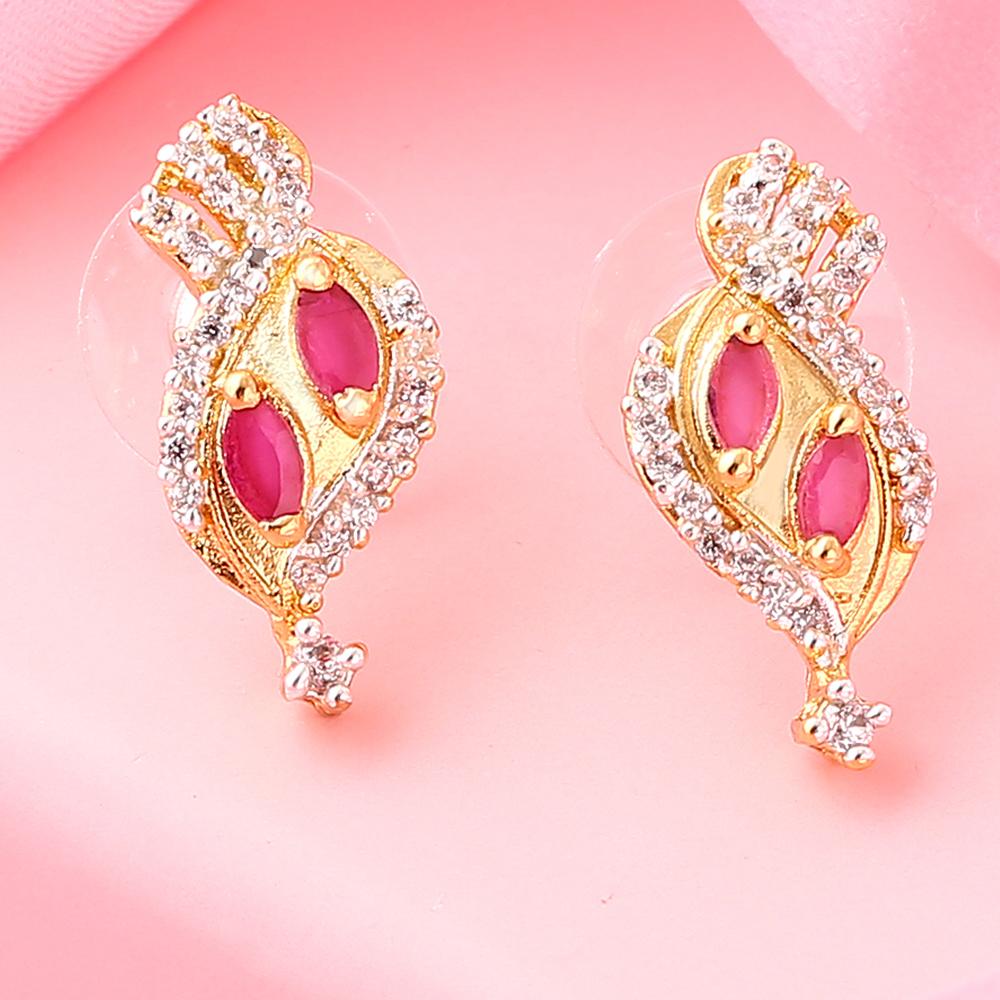 Позолоченные дизайнерские серьги-гвоздики Estele Marquise CZ с рубином для женщин
Позолоченные дизайнерские серьги-гвоздики Estele Marquise CZ с рубином для женщин