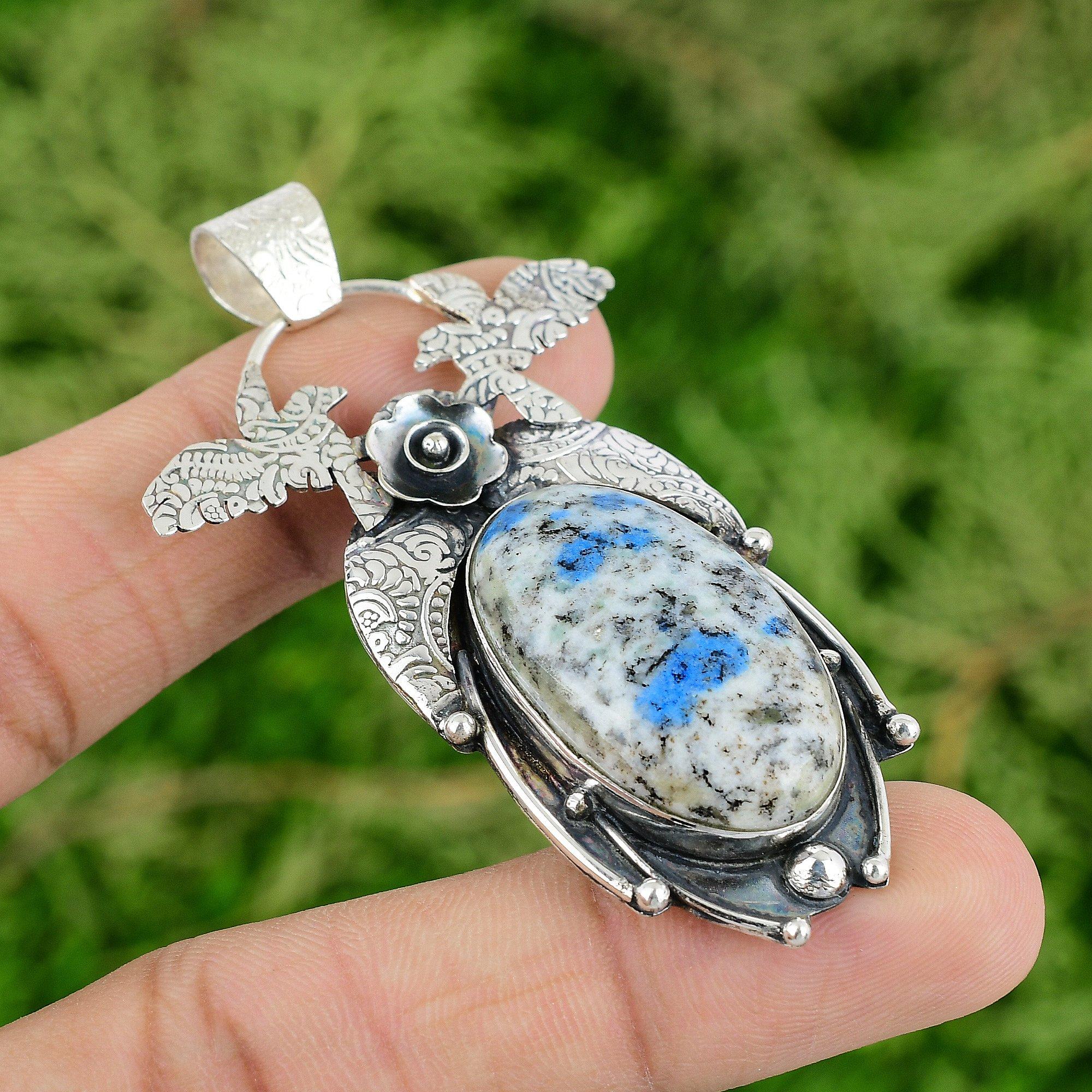 Friendship Day Sale Oval K2 Jasper Gemstone 925 Sterling Silver Pendant Jewelry
Friendship Day Sale Oval K2 Jasper Gemstone 925 Sterling Silver Pendant Jewelry