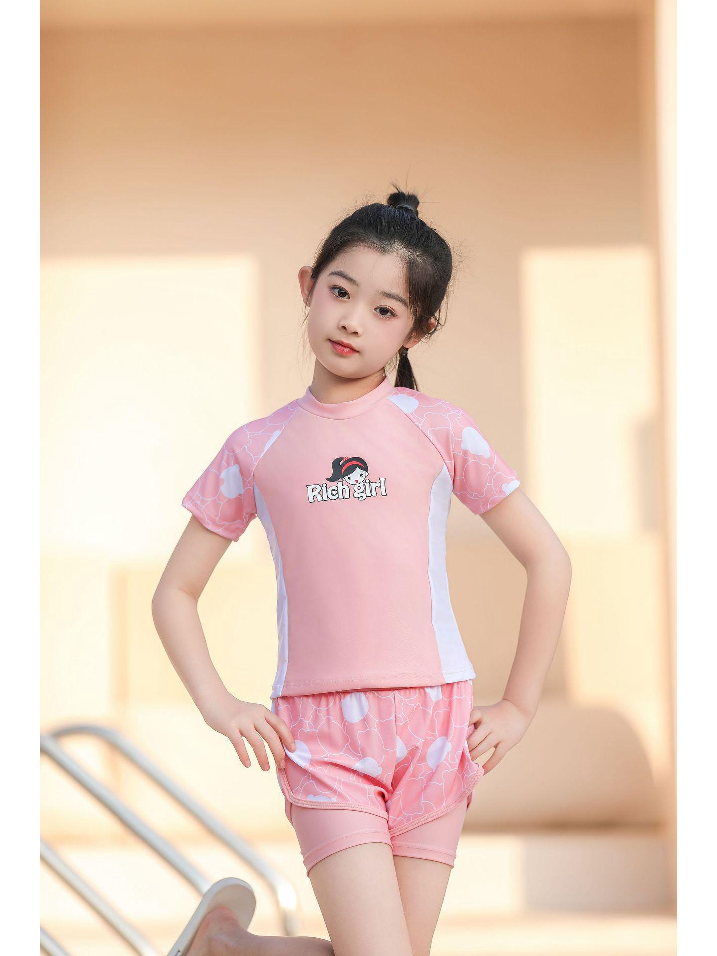 Подростковые купальные плавки больших размеров, спортивный двухслойный купальник-двойка 2XL (Height 135-145cm, Weight 35-40kg) розовый
Подростковые купальные плавки больших размеров, спортивный двухслойный купальник-двойка 2XL (Height 135-145cm, Weight 35-40kg) розовый