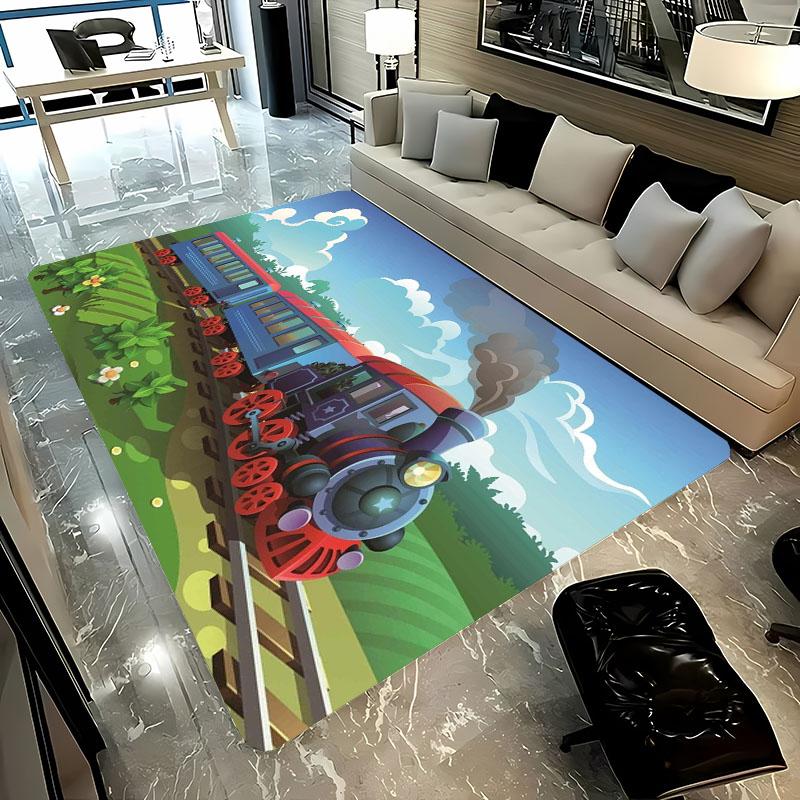 Cute Cartoon Train 3D HD Cartoon Area Rug,rugs Living Room Tapete for Bedroom Sofa Kitchen Doormat Decor,Kids Non-slipFloor Mat 100x150cm
Cute Cartoon Train 3D HD Cartoon Area Rug,rugs Living Room Tapete for Bedroom Sofa Kitchen Doormat Decor,Kids Non-slipFloor Mat 100x150cm