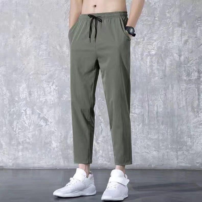 Мужские летние универсальные повседневные брюки Ice Silk, тонкие спортивные брюки, прямые брюки Nine Points для мужчин S
Мужские летние универсальные повседневные брюки Ice Silk, тонкие спортивные брюки, прямые брюки Nine Points для мужчин S