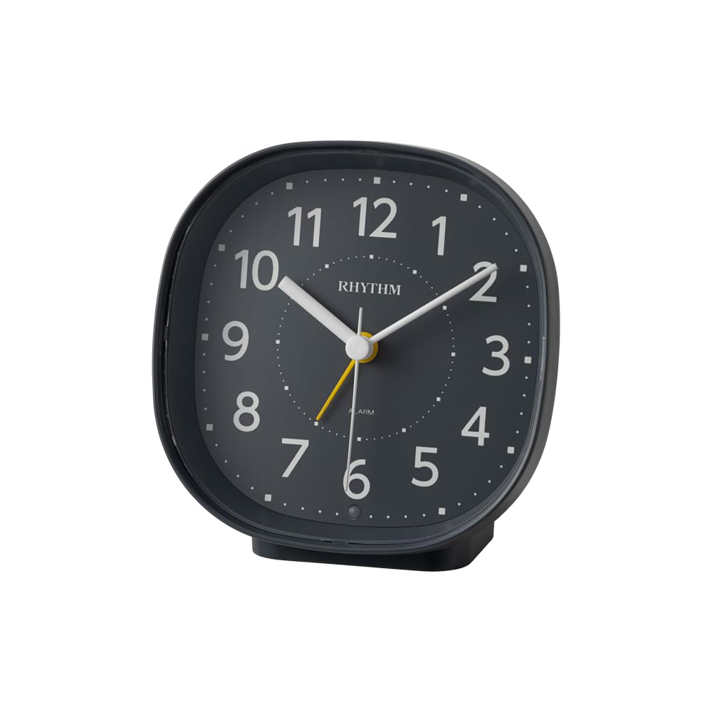 RHYTHM Alarm Clock Analog Electronic Sound Alarm Quiet Continuous Second Hand Universal Design Font Light Gray x x Refre R674 8RE674SR08 (Snooze
RHYTHM Alarm Clock Analog Electronic Sound Alarm Quiet Continuous Second Hand Universal Design Font Light Gray x x Refre R674 8RE674SR08 (Snooze