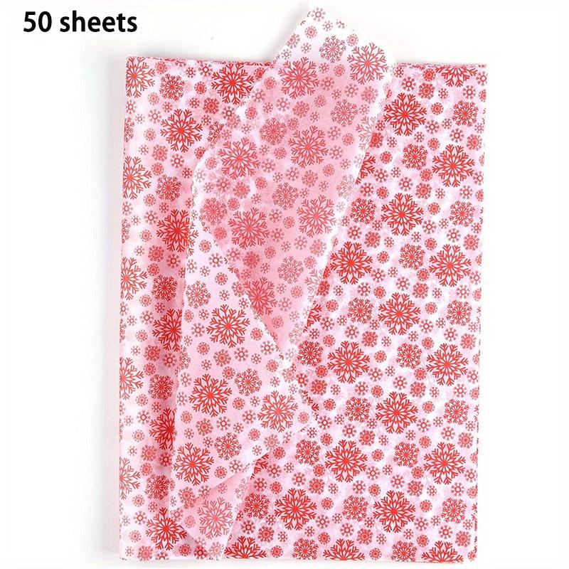 50 Sheets Christmas Snowflake Tissue Paper Red Snowflake Bulk 50x35cm Christmas Wrapping Paper for DIY and Craft Gift Bags New Year Decorations 50 Sheets
50 Sheets Christmas Snowflake Tissue Paper Red Snowflake Bulk 50x35cm Christmas Wrapping Paper for DIY and Craft Gift Bags New Year Decorations 50 Sheets