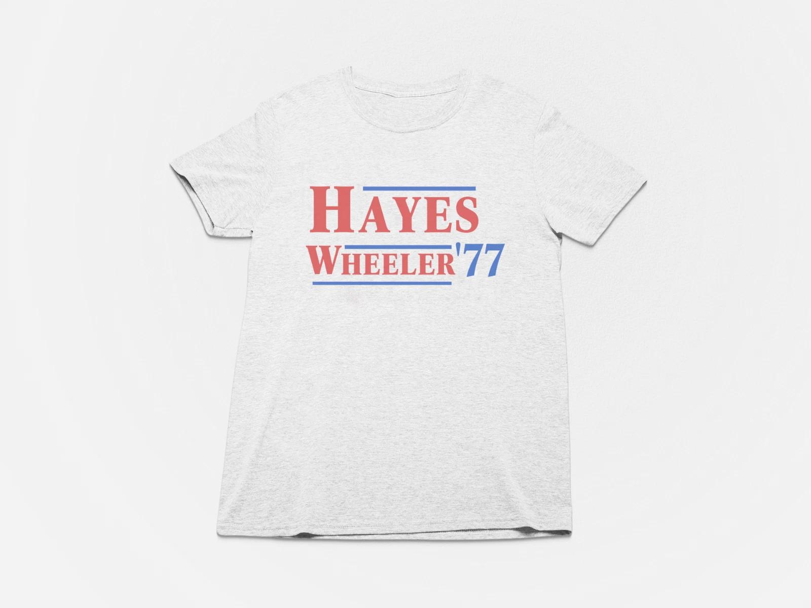 Rutherford Birchard Hayes & William A. Wheeler 1877-1881 Tshirt, Political 4XL
Rutherford Birchard Hayes & William A. Wheeler 1877-1881 Tshirt, Political 4XL