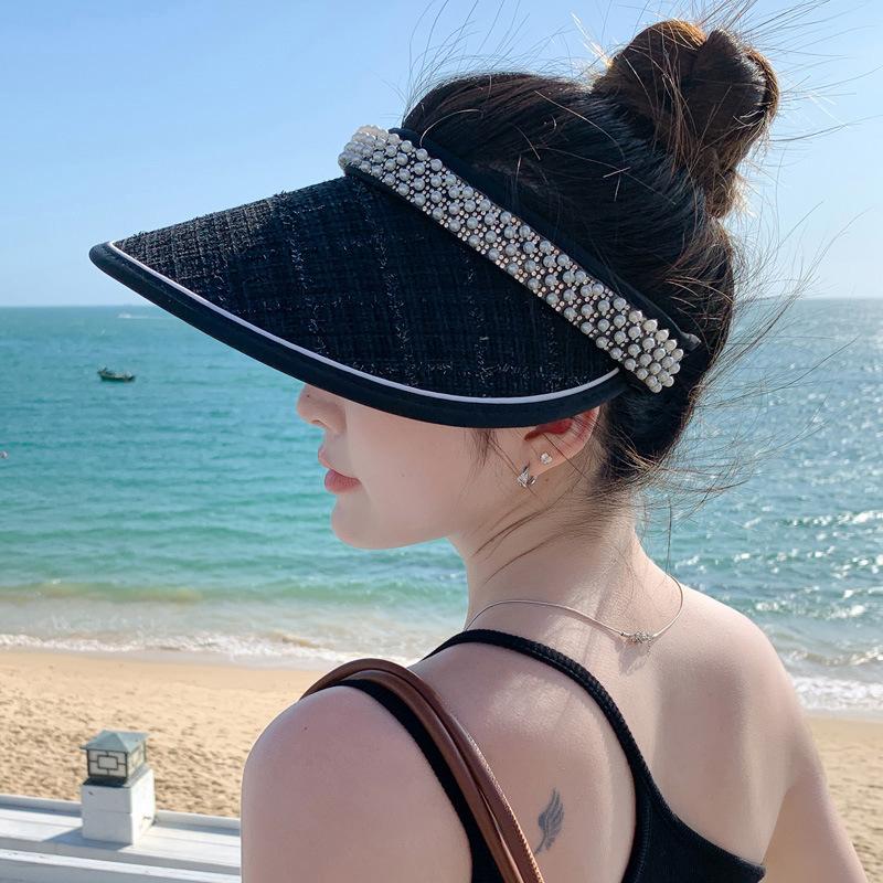 Pearl full diamond premium empty top hat seaside beach hat small fragrant sun hat summer sun hat One size fits all
Pearl full diamond premium empty top hat seaside beach hat small fragrant sun hat summer sun hat One size fits all