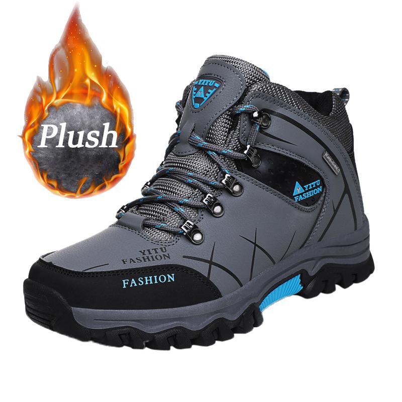 Мужские зимние ботинки для снега, водонепроницаемые кроссовки, супер теплые мужские ботинки для походов, рабочие ботинки, размер 39-47 43 серый
Мужские зимние ботинки для снега, водонепроницаемые кроссовки, супер теплые мужские ботинки для походов, рабочие ботинки, размер 39-47 43 серый