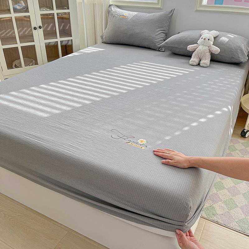 New Double-layer Gauze Fitted Sheet Single Piece Embroidered Design Bedspread Mattress Protector All-inclusive Bed Sheet Universal for All Seasons 90X200cm-single bed hat
New Double-layer Gauze Fitted Sheet Single Piece Embroidered Design Bedspread Mattress Protector All-inclusive Bed Sheet Universal for All Seasons 90X200cm-single bed hat