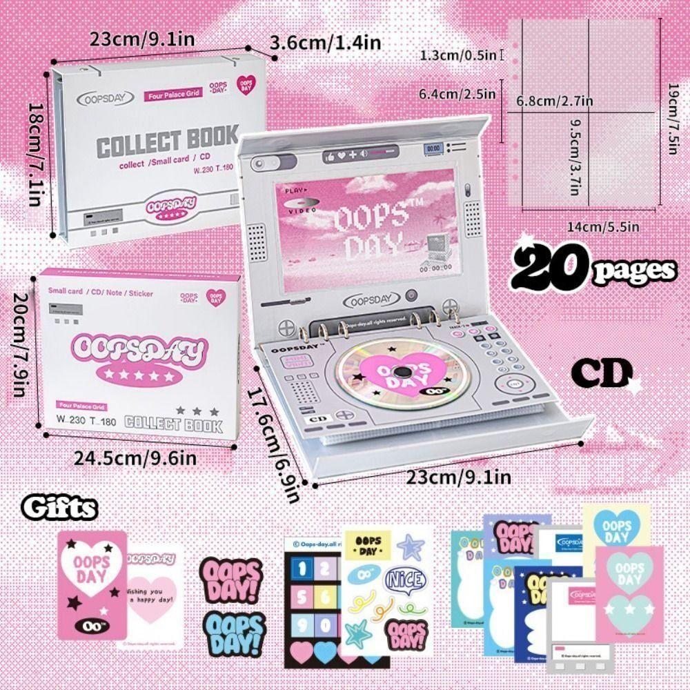 CD/DVD Case CD Photocard Display Holder Paper Four Grid Card Book NEW Photo Card Collection Book 20pc inner pocket
CD/DVD Case CD Photocard Display Holder Paper Four Grid Card Book NEW Photo Card Collection Book 20pc inner pocket